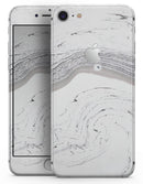Gray 47 Textured Marble - Skin-kit for the iPhone 8 or 8 Plus
