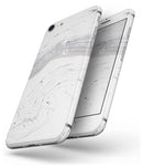 Gray 47 Textured Marble - Skin-kit for the iPhone 8 or 8 Plus
