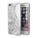 Gray 50 Textured Marble iPhone 6/6s or 6/6s Plus 2-Piece Hybrid INK-Fuzed Case