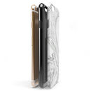 Gray 50 Textured Marble iPhone 6/6s or 6/6s Plus 2-Piece Hybrid INK-Fuzed Case
