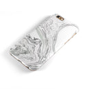 Gray 50 Textured Marble iPhone 6/6s or 6/6s Plus 2-Piece Hybrid INK-Fuzed Case