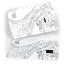 Gray 50 Textured Marble - Premium Protective Decal Skin-Kit for the Apple Credit Card