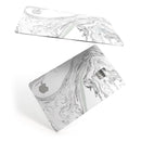 Gray 50 Textured Marble - Premium Protective Decal Skin-Kit for the Apple Credit Card
