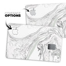 Gray 50 Textured Marble - Premium Protective Decal Skin-Kit for the Apple Credit Card