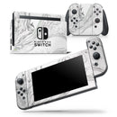 Gray 50 Textured Marble - Vinyl Skin Wrap for Nintendo Switch 2, OLED, Lite, Pro Controller, Wii & Classic Handhelds