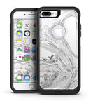 Gray 50 Textured Marble - iPhone 7 or 7 Plus Commuter Case Skin Kit