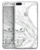 Gray 50 Textured Marble - Skin-kit for the iPhone 8 or 8 Plus
