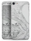 Gray 50 Textured Marble - Skin-kit for the iPhone 8 or 8 Plus