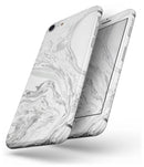 Gray 50 Textured Marble - Skin-kit for the iPhone 8 or 8 Plus