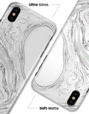 Gray 50 Textured Marble - iPhone X Clipit Case