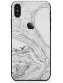 Gray 50 Textured Marble - iPhone X Skin-Kit