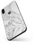 Gray 50 Textured Marble - iPhone X Skin-Kit