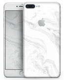 Gray 65 Textured Marble - Skin-kit for the iPhone 8 or 8 Plus
