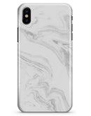 Gray 65 Textured Marble - iPhone X Clipit Case