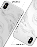 Gray 65 Textured Marble - iPhone X Clipit Case