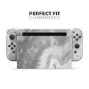 Gray Agate Marble Slate // Skin Decal Wrap Kit for Nintendo Switch Console & Dock, Joy-Cons, Pro Controller, Lite, 3DS XL, 2DS XL, DSi, or Wii - Vinyl Skin Wrap for Nintendo Switch 2, OLED, Lite, Pro Controller, Wii & Classic Handhelds