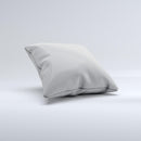 Gray Carbon FIber Pattern Ink-Fuzed Decorative Throw Pillow
