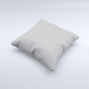 Gray Carbon FIber Pattern Ink-Fuzed Decorative Throw Pillow