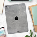 Gray Cracked Concrete - Full Body Skin Decal for the Apple iPad Pro 12.9", 11", 10.5", 9.7", Air or Mini (All Models Available)