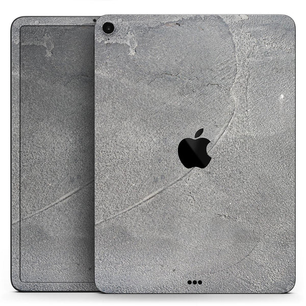Gray Cracked Concrete - Full Body Skin Decal for the Apple iPad Pro 12.9", 11", 10.5", 9.7", Air or Mini (All Models Available)