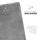 Gray Cracked Concrete vinyl skin on Apple iPad