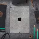 Gray Cracked Concrete - Full Body Skin Decal for the Apple iPad Pro 12.9", 11", 10.5", 9.7", Air or Mini (All Models Available)