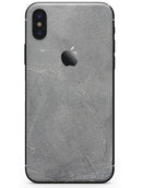 Gray Cracked Concrete - iPhone X Skin-Kit