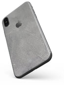 Gray Cracked Concrete - iPhone X Skin-Kit