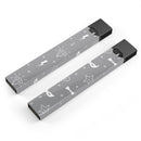 Gray Doodles with Lightning - Premium Decal Protective Skin-Wrap Sticker compatible with the Juul Labs vaping device