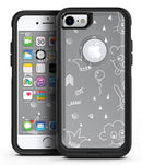 Gray Jester hat with Balloons - iPhone 7 or 7 Plus Commuter Case Skin Kit