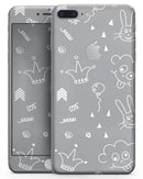 Gray Jester hat with Balloons - Skin-kit for the iPhone 8 or 8 Plus