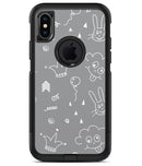 Gray Jester hat with Balloons - iPhone X OtterBox Case & Skin Kits