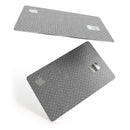 Gray Micro Dot Over Scratched Fabric - Premium Protective Decal Skin-Kit for the Apple Credit Card