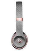Gray Micro Dot Over Scratched Fabric Full-Body Skin Kit for the Beats by Dre Solo 3 Wireless Headphones