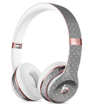 Gray Micro Dot Over Scratched Fabric Full-Body Skin Kit for the Beats by Dre Solo 3 Wireless Headphones