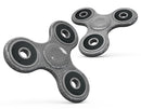 Gray Micro Dot Over Scratched Fabric Full-Body Fidget Spinner Skin-Kit