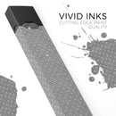 Gray Micro Dot Over Scratched Fabric - Premium Decal Protective Skin-Wrap Sticker compatible with the Juul Labs vaping device