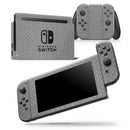 Gray Micro Dot Over Scratched Fabric - Vinyl Skin Wrap for Nintendo Switch 2, OLED, Lite, Pro Controller, Wii & Classic Handhelds