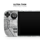 Gray Slate Marble // Full Body Skin Decal Wrap Kit for the Steam Deck handheld gaming computer