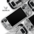 Gray Slate Marble // Full Body Skin Decal Wrap Kit for the Steam Deck handheld gaming computer