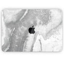 Gray Slate Marble V26 // Skin Decal Wrap Kit Compatible with the Apple MacBook Pro, Pro with Touch Bar or Air (11, 12, 13, 15 & 16" - All Versions Available)
