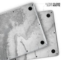 Gray Slate Marble V26 // Skin Decal Wrap Kit Compatible with the Apple MacBook Pro, Pro with Touch Bar or Air (11, 12, 13, 15 & 16" - All Versions Available)