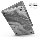 Gray Slate Marble V26 // Skin Decal Wrap Kit Compatible with the Apple MacBook Pro, Pro with Touch Bar or Air (11, 12, 13, 15 & 16" - All Versions Available)