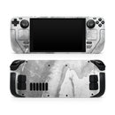 Gray Slate Marble V26 // Vinyl Skin Wrap for Steam Deck OLED & Steam Deck (LCD) — Soft Matte or Ultra Gloss