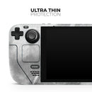 Gray Slate Marble V26 // Vinyl Skin Wrap for Steam Deck OLED & Steam Deck (LCD) — Soft Matte or Ultra Gloss