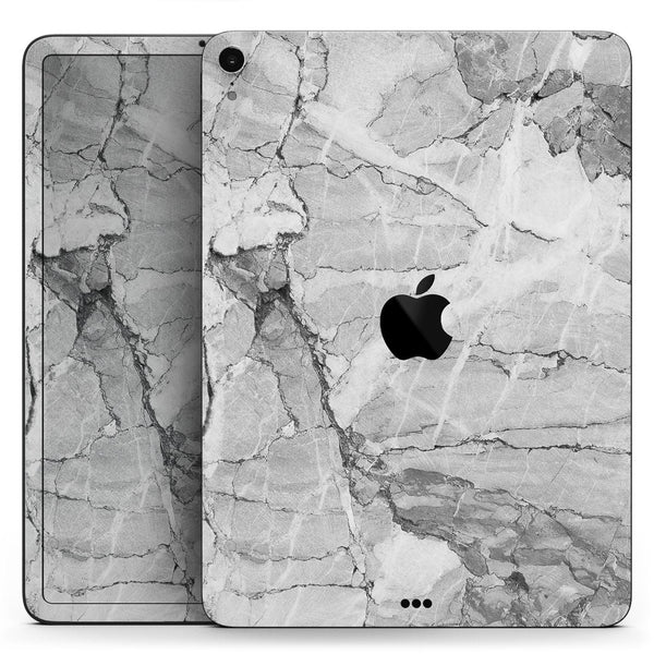Gray Slate Marble - Full Body Skin Decal for the Apple iPad Pro 12.9", 11", 10.5", 9.7", Air or Mini (All Models Available)