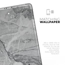 Gray Slate Marble - Full Body Skin Decal for the Apple iPad Pro 12.9", 11", 10.5", 9.7", Air or Mini (All Models Available)