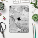 Gray Slate Marble - Full Body Skin Decal for the Apple iPad Pro 12.9", 11", 10.5", 9.7", Air or Mini (All Models Available)