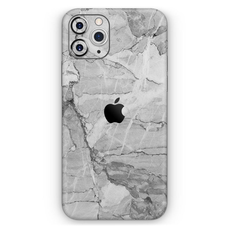 Gray Slate Marble // Skin-Kit compatible with the Apple iPhone 14, 13, 12, 12 Pro Max, 12 Mini, 11 Pro, SE, X/XS + (All iPhones Available)
