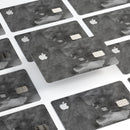 Gray Watercolor Stripes - Premium Protective Decal Skin-Kit for the Apple Credit Card